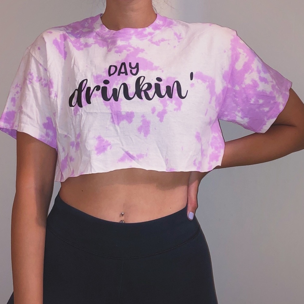 Tie dyed “Day Drinkin’” tshirt